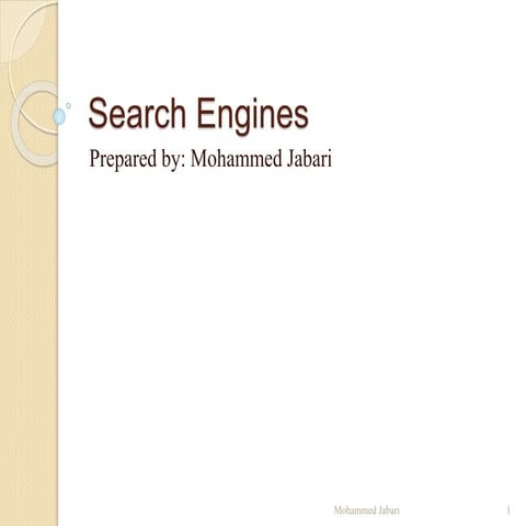 Search Engines & SEO