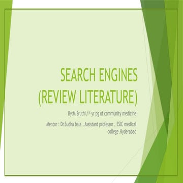 search engines(review literature).pptx, PUBMED