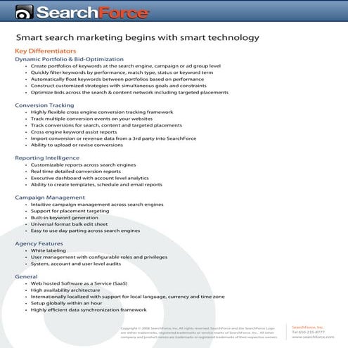 Profile SpectraForce | PDF