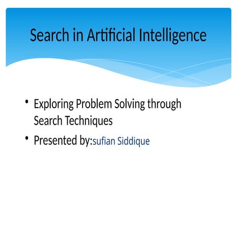 Search_in_AI_Presentation topoic best first search | PPT