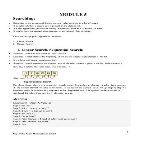 MODULE 5-Searching and-sorting | DOCX
