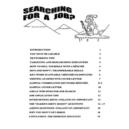 Searching For A  Job 2010