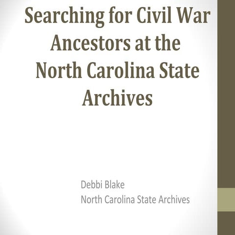 Searching for civil war ancestorsmc