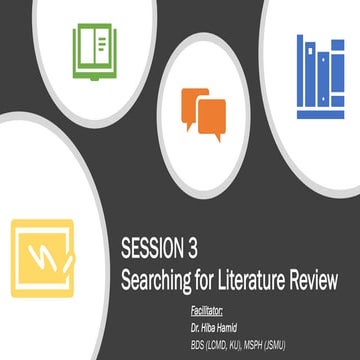 Searching for literature review