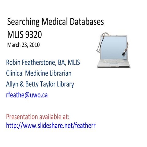 Searching Medical Sources