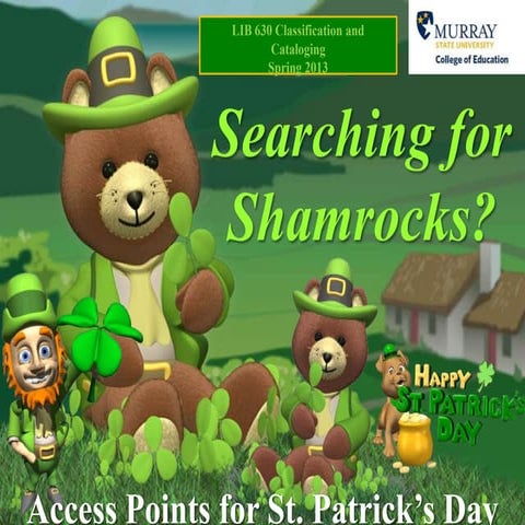 Searching shamrocks