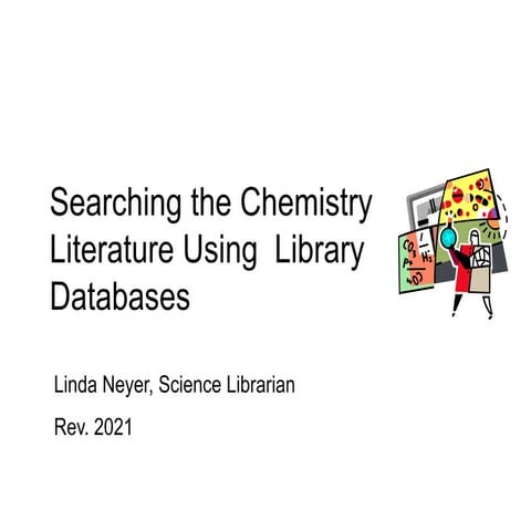 Searching the chem lit