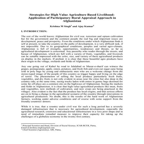 Searching ways and issues of developmental strategies for …