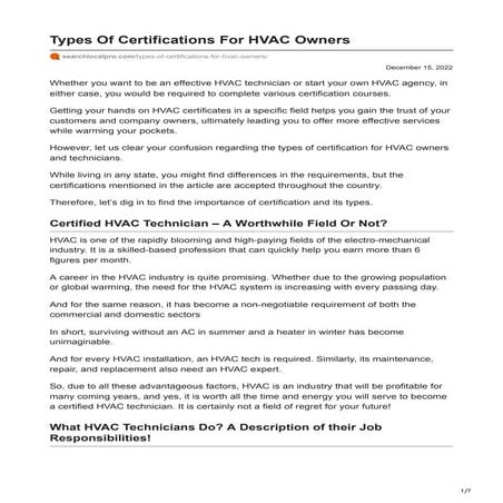 searchlocalpro.com-Types Of Certifications For HVAC Owners.pdf