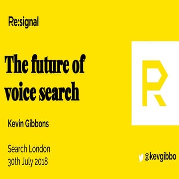 The future of voice search