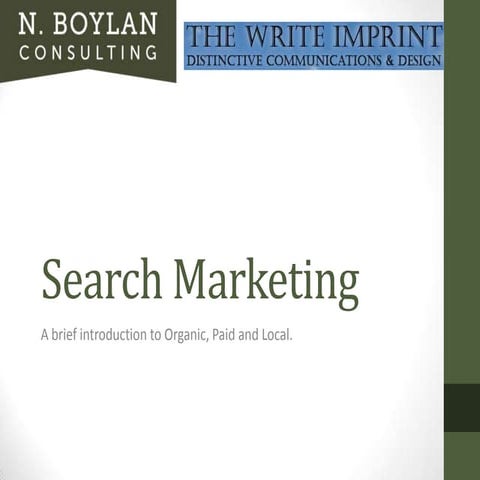 SEOSEM for Write Imprint Webinar