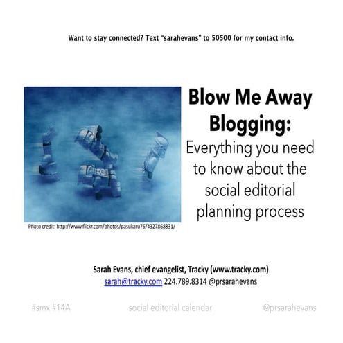 Search Marketing Expo: Blow me away blogging 