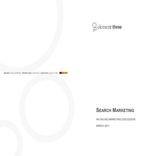 Search Marketing: Updated March 2011