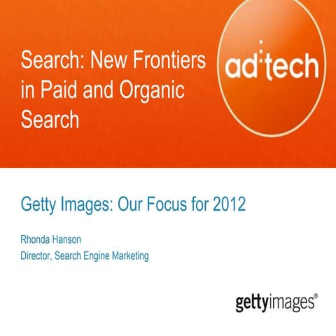 adtech SF 2012 Search new frontiers by Rhonda Hanson