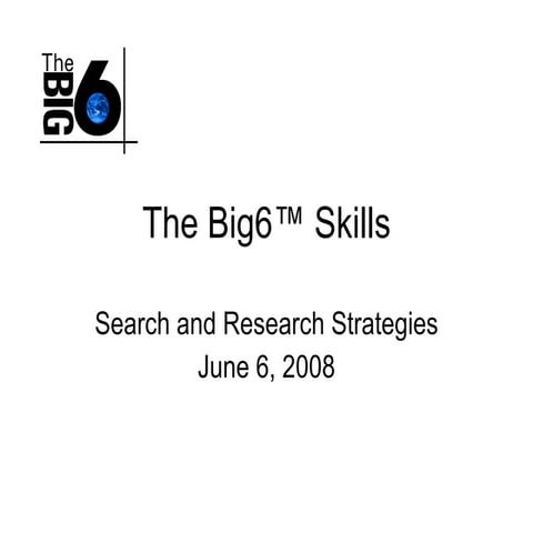 Search Research Strategies