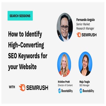 Semrush Search Sessions 