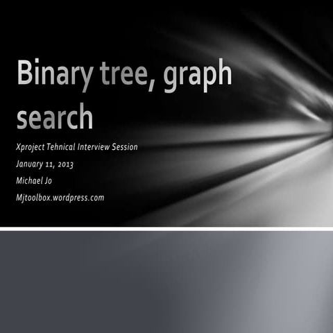 Search tree & graph | PPT