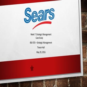 Sears Case Study 
