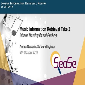 Musical Information Retrieval Take 2: Interval Hashing Based Ranking