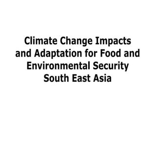 S. E Asia climate change commitment...
