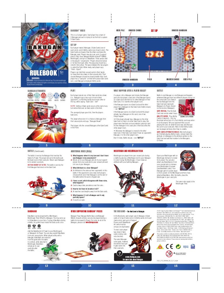 bakugan rule