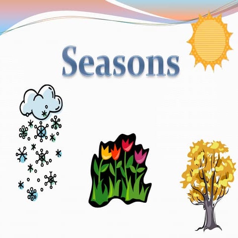 Seasons lesson power point