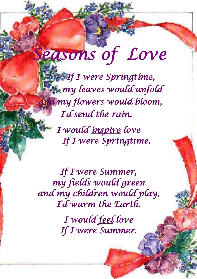 Seasons Of Love