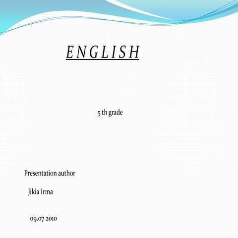 Seasons presentation