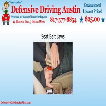 Seat belt laws | PPT
