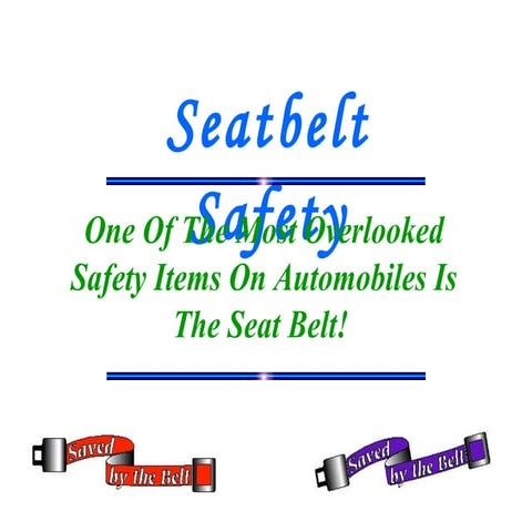 Seatbelt Safety Overlooked