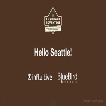 Advocacy Advantage: Seattle