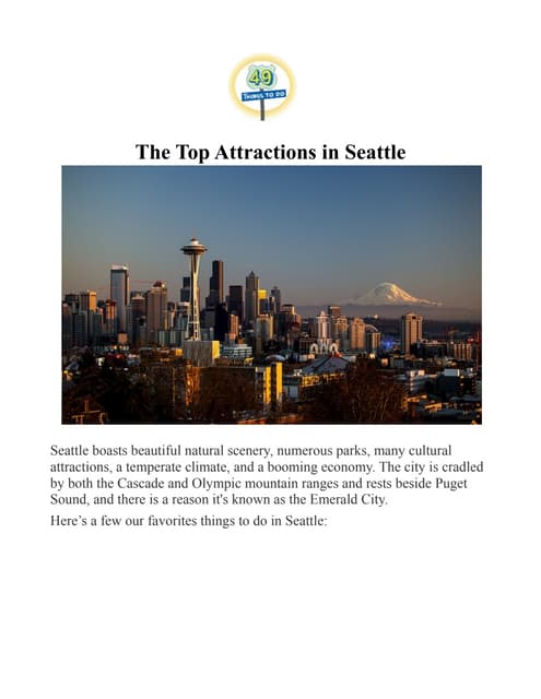 My Space Needle Presentation | PPTX