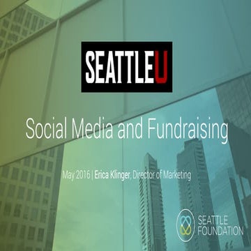 Social Media and Fundraising