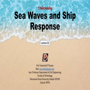 SEA WAVES AND SHIP RESPONSE- MECHANICS.pptx