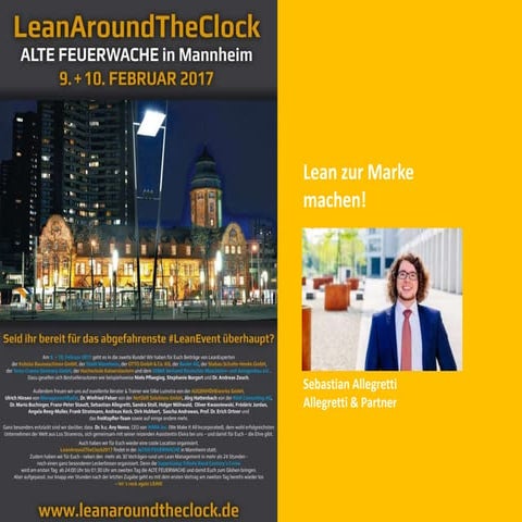 Lean zur Marke machen!