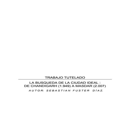 Sebastian, trabajo tutelado