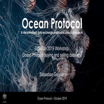 Ocean Protocol - Diffusion 2019 Workshop 