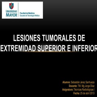 lesiones tumorales de extremidad su...