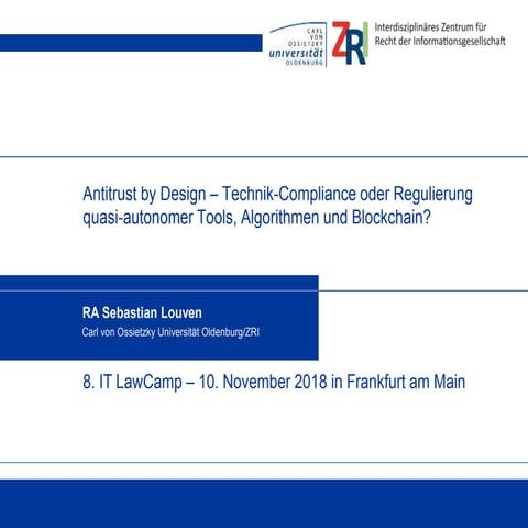 Sebastian Louven - Antitrust by Design