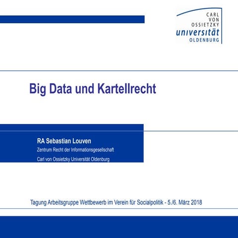 Sebastian Louven - Big Data und Kartellrecht