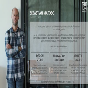 Sebastian matoso I Startup Coach