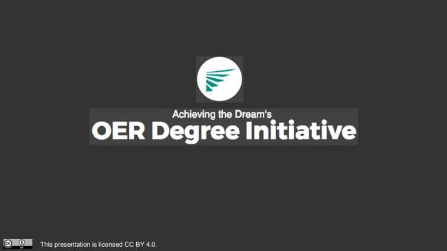 OER-based Degree Pathways: Emerging Trends and Lessons Learned at U.S. Commun...