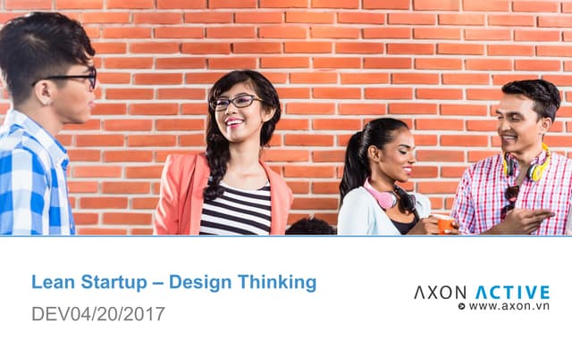 [DevDay 2017] Lean Startup - Design Thinking - Speaker: Sebastian Sussmann - ...