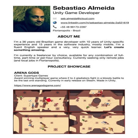 Hire Unity 3D Developers: Build Next-Gen Games & Virtual Worlds | PDF