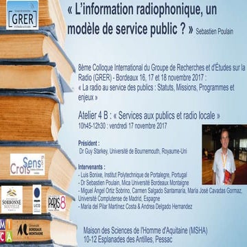 L information radiophonique, un modele de service public ?