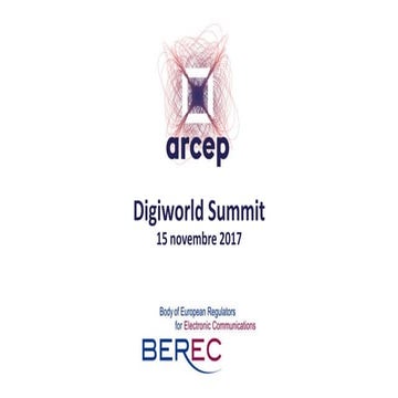 DWS17 - Keynote - Sebastien SORIANO - Arcep