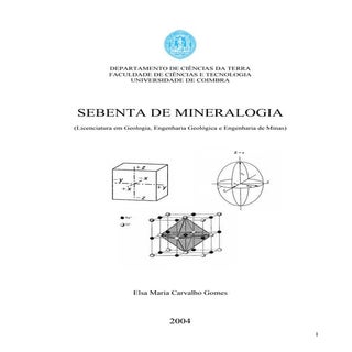 Manual de Mineralogia I