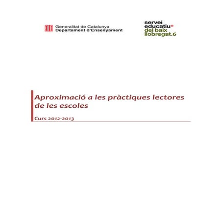 Aproximació a les pràctiques de lectura de la demarcació