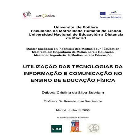 Debora Sebriam - Dissertação Euromime