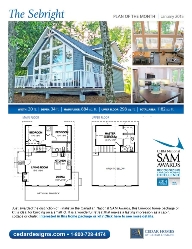 Cedar Homes Sebright House Plans